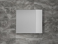 Style Line Мебель для ванной Стокгольм 80 белый рифленый софт – фотография-10